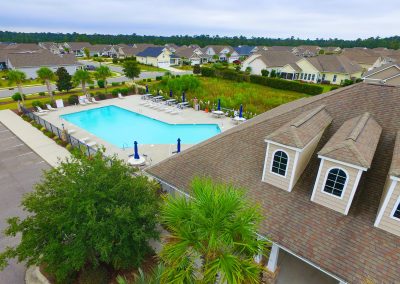 Sunset Ridge Clubhouse Aerial